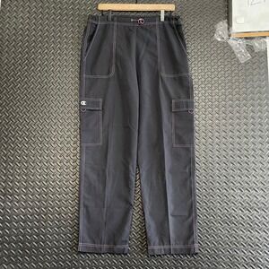 Champion Elite Black Purple Outline‎ Cargo Scrub Pants Women's Size Medium
